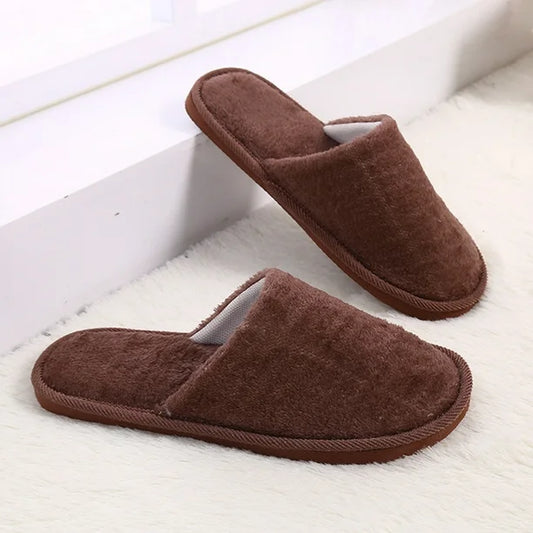 Fluffy Bedroom Slippers | Maroon
