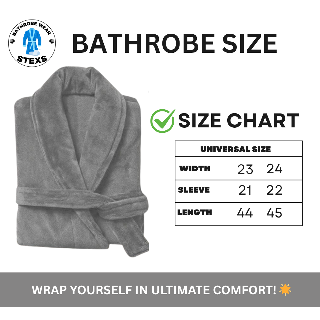 Velour Bathrobe - Gray