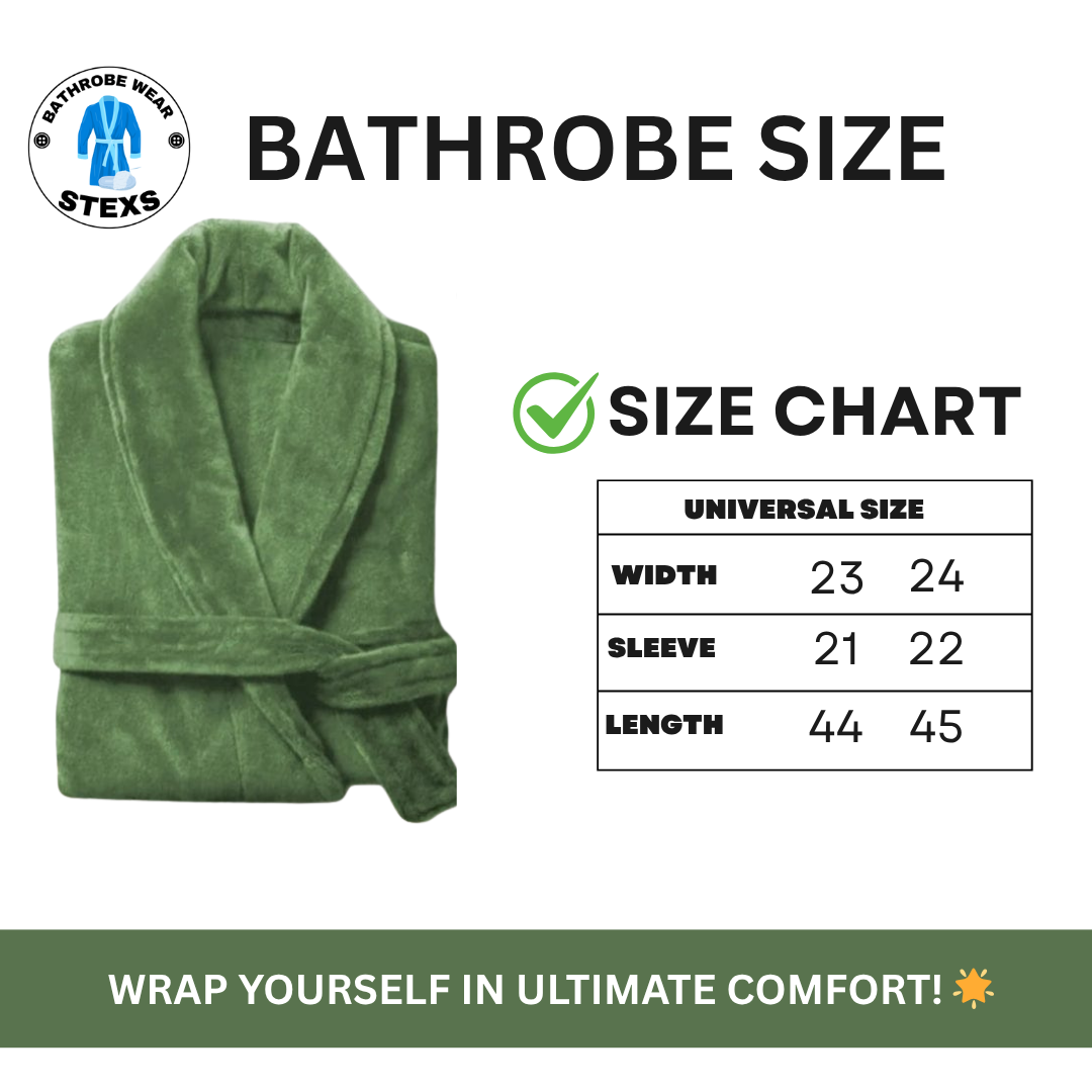 Velour Bathrobe - Green